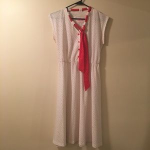 Vintage Bow Detail Dress